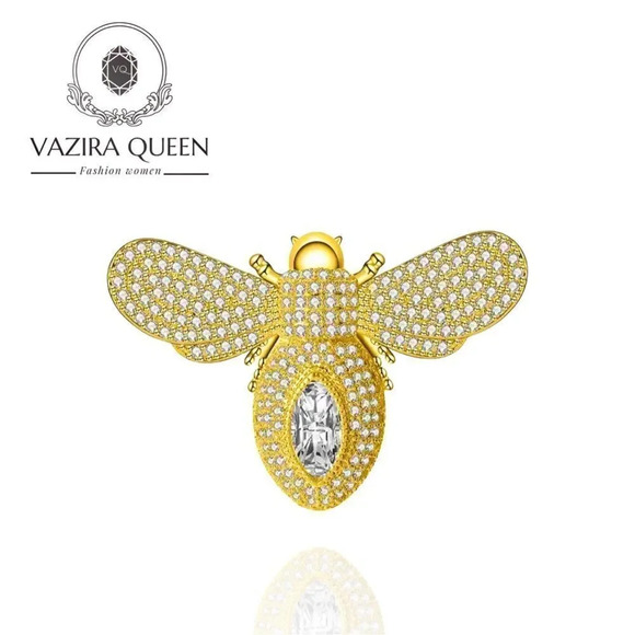 VQ Bee Brooch - Picture 1 of 9
